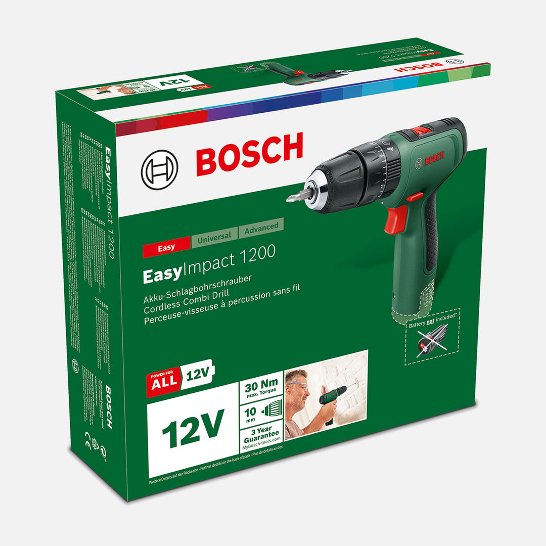 Bosch EasyImpact 1200 -Solo Vidalama (Akü ve Şarj Cihazı Dahil Değildir.) 3
