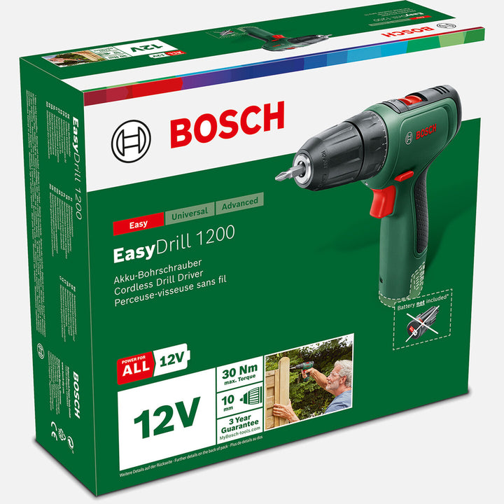 Bosch EasyDrill 1200 Solo Akülü Vidalama (Akü ve Şarj Cihazı Dahil Değildir.) 3
