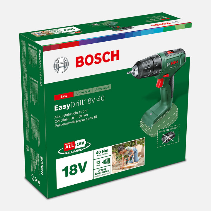 Bosch EasyDrill 18V-40 -Solo (Akü ve Şarj Cihazı Dahil Değildir.) 4