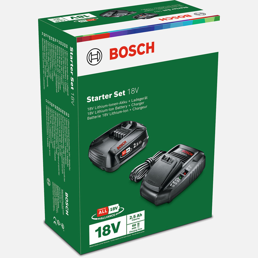 Bosch 18V Akü Başlangıç Seti (2.5Ah, Tek Akü + AL1830) 5