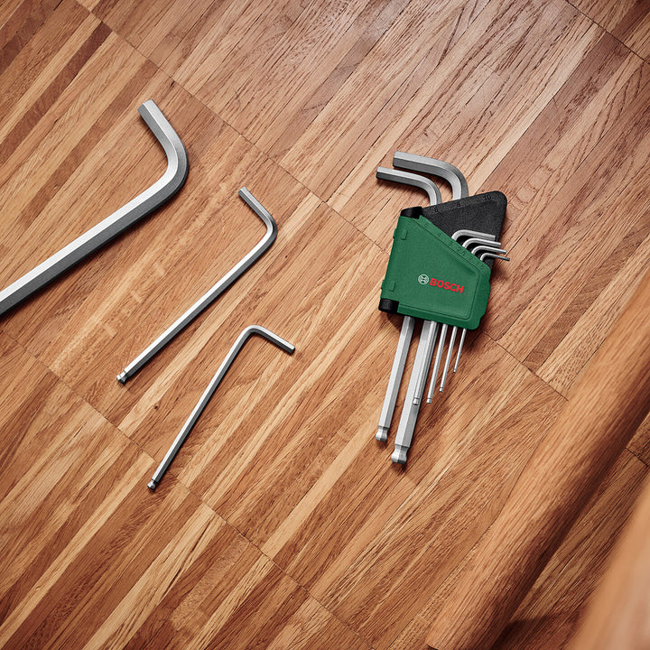 Bosch Alyan Anahtar Takımı Hex 9 Parça 3