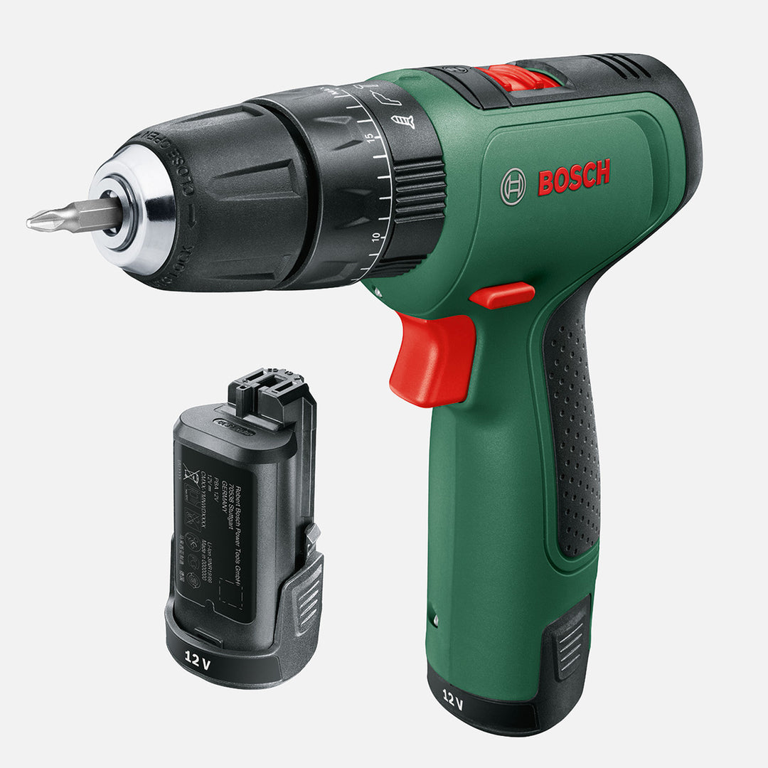 Bosch EasyImpact 1200 (1.5 Ah, Çift Akü, GAL1210CV) 12`li Aksesuar Seti