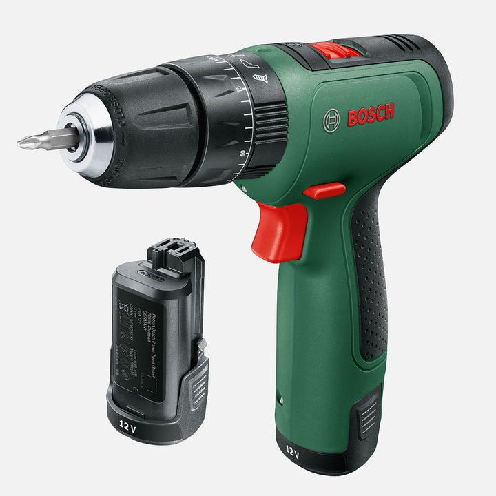 Bosch EasyImpact 1200 (1.5 Ah, Çift Akü, GAL1210CV) 12`li Aksesuar Seti