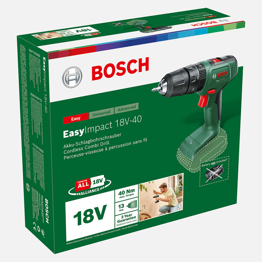 Bosch EasyImpact 18V-40 -Solo Vidalama (Akü ve Şarj Cihazı Dahil Değildir.) 4