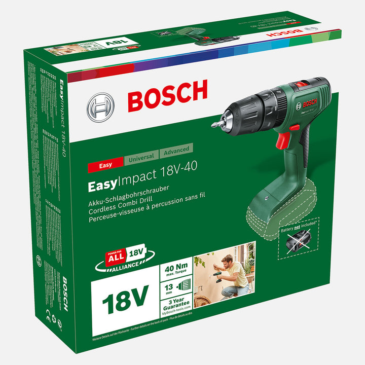 Bosch EasyImpact 18V-40 -Solo Vidalama (Akü ve Şarj Cihazı Dahil Değildir.) 4