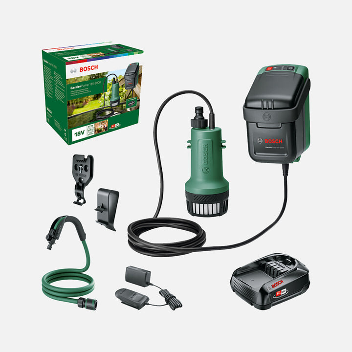 Bosch GardenPump 18-2000 Akülü Bahçe Sulama Pompası 2