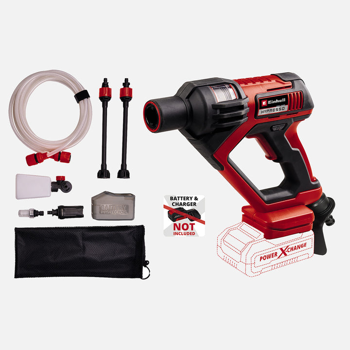 Einhell HYPRESSO 18/24 Li Solo Akülü Basınçlı Yıkama Tabancası(Akü ve Şarj Cihazı Dahil Değildir.) 3