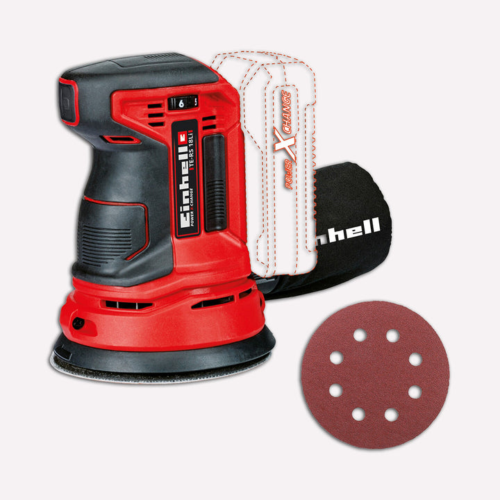 Einhell TE-RS 18 Li Solo Akülü Eksantrik Zımpara (Akü ve Şarj Cihazı Dahil Değildir.) 2
