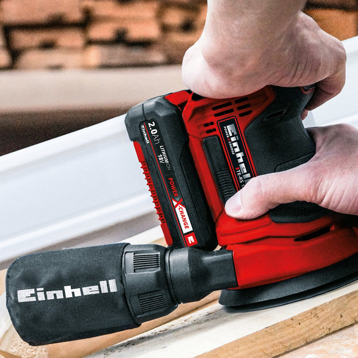 Einhell TE-RS 18 Li Solo Akülü Eksantrik Zımpara (Akü ve Şarj Cihazı Dahil Değildir.) 6