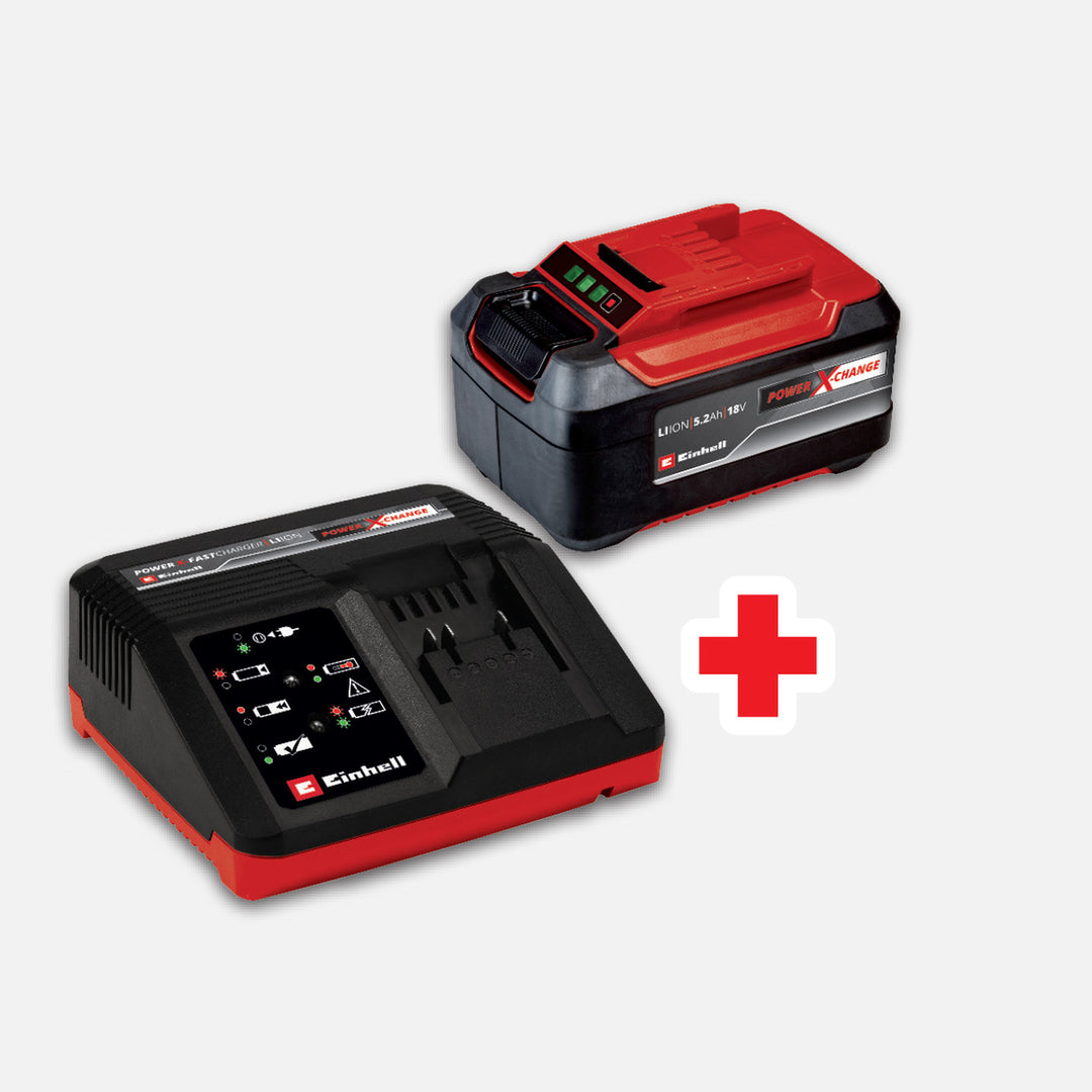 Einhell 5.2 Ah Li-ion 3 Kademeli Akü ve Şarj Cihazı 2