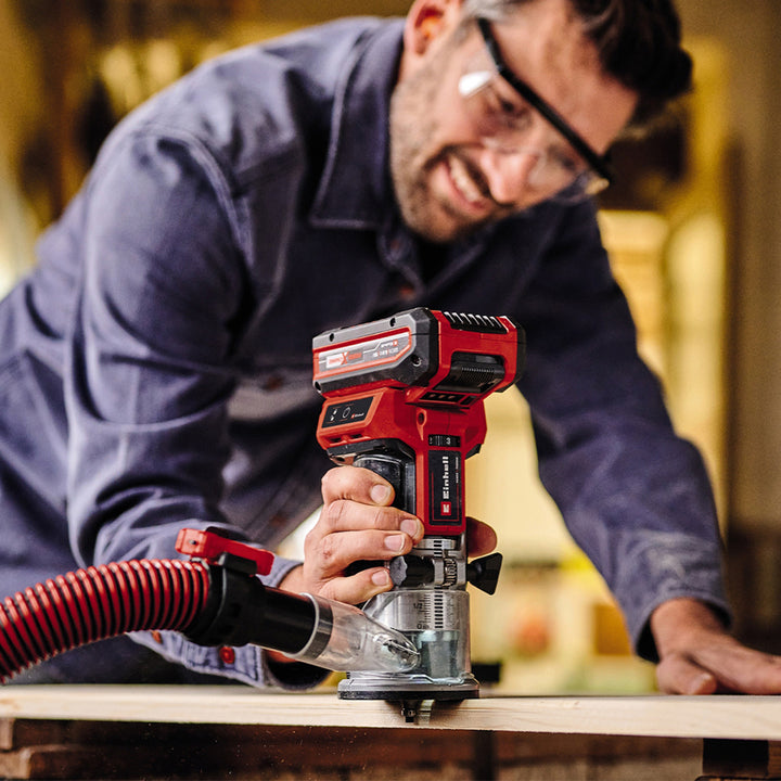 Einhell TP-ET 18 Li BL - Solo Kömürsüz Akülü Kenar Freze Makinesi (Akü ve Şarj Cihazı Dahil Değildir.) 5