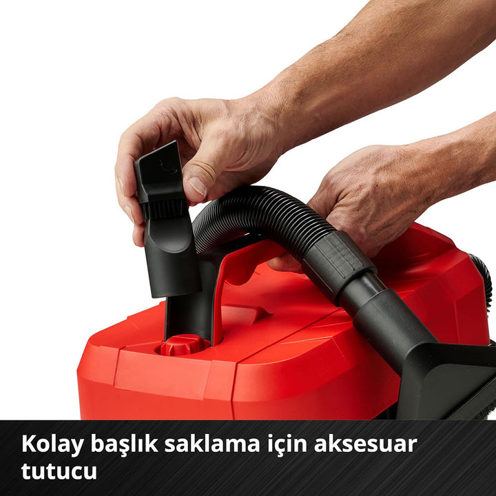 Einhell TE-VC 18/10 Li Solo Akülü Islak/Kuru Süpürge (Akü ve Şarj Cihazı Dahil Değildir.) 7