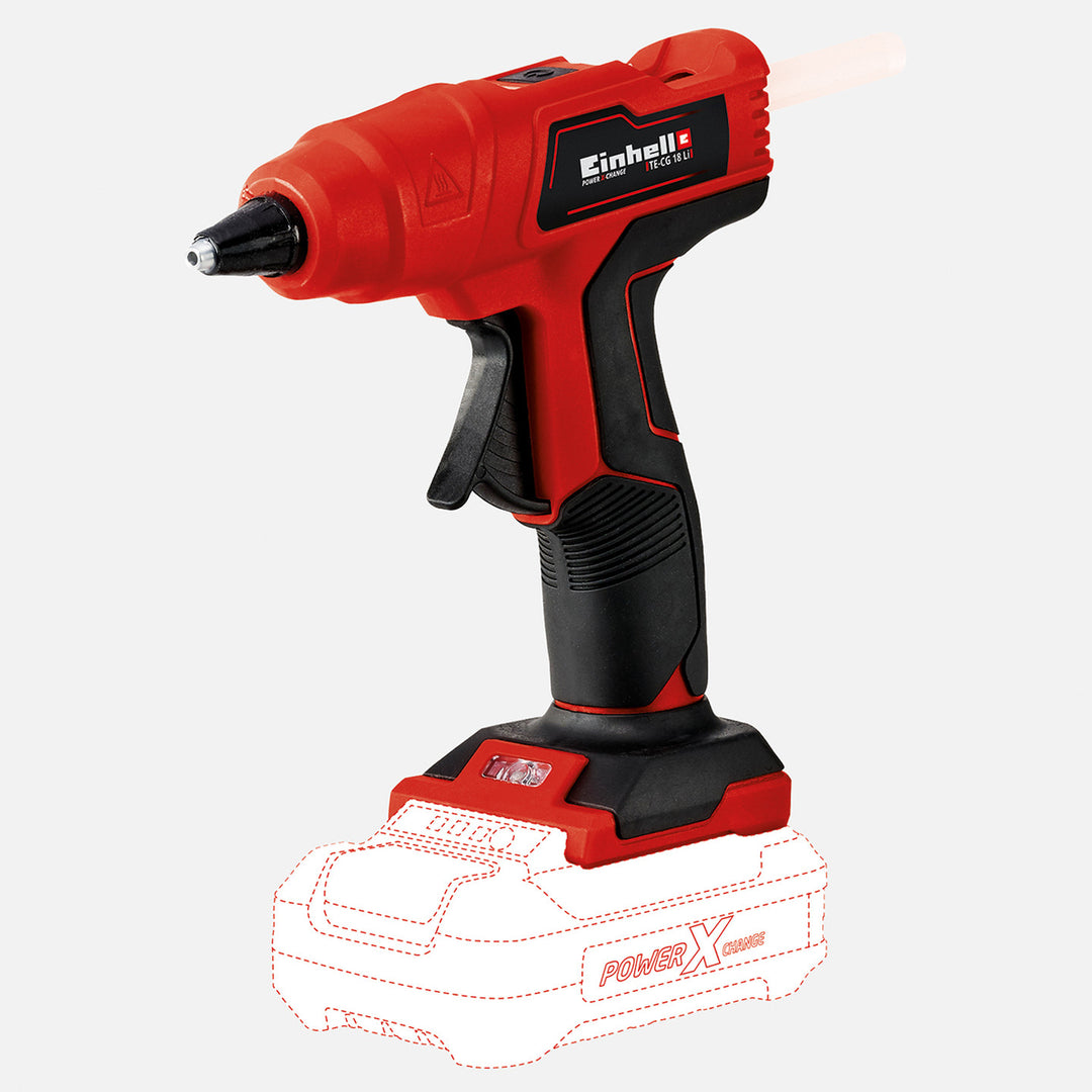 Einhell TE-CG 18 Li Solo Akülü Sıcak Silikon Mum Tabancası (Akü ve Şarj Cihazı Dahil Değildir.) 6