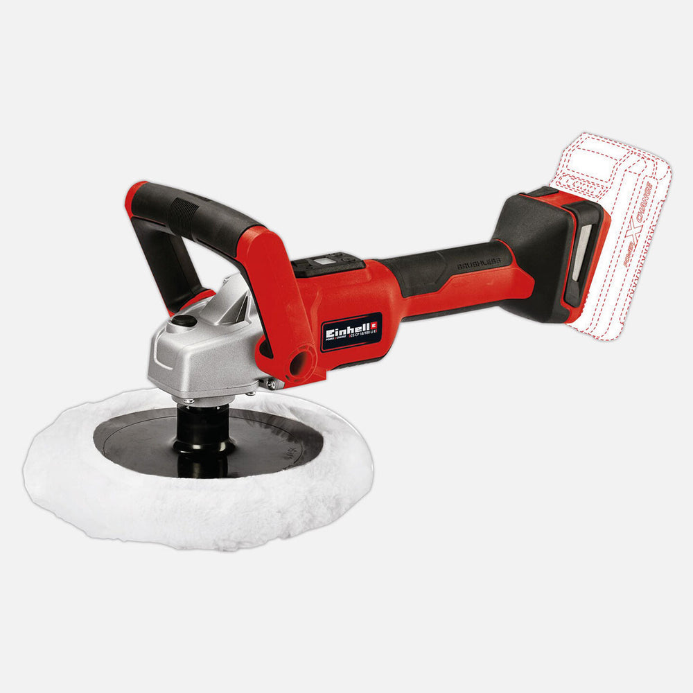 Einhell CE-CP 18/180 180 mm Kömürsüz Akülü Polisaj Makinesi -Solo (Akü ve Şarj Cihazı Dahil Değildir.) 2