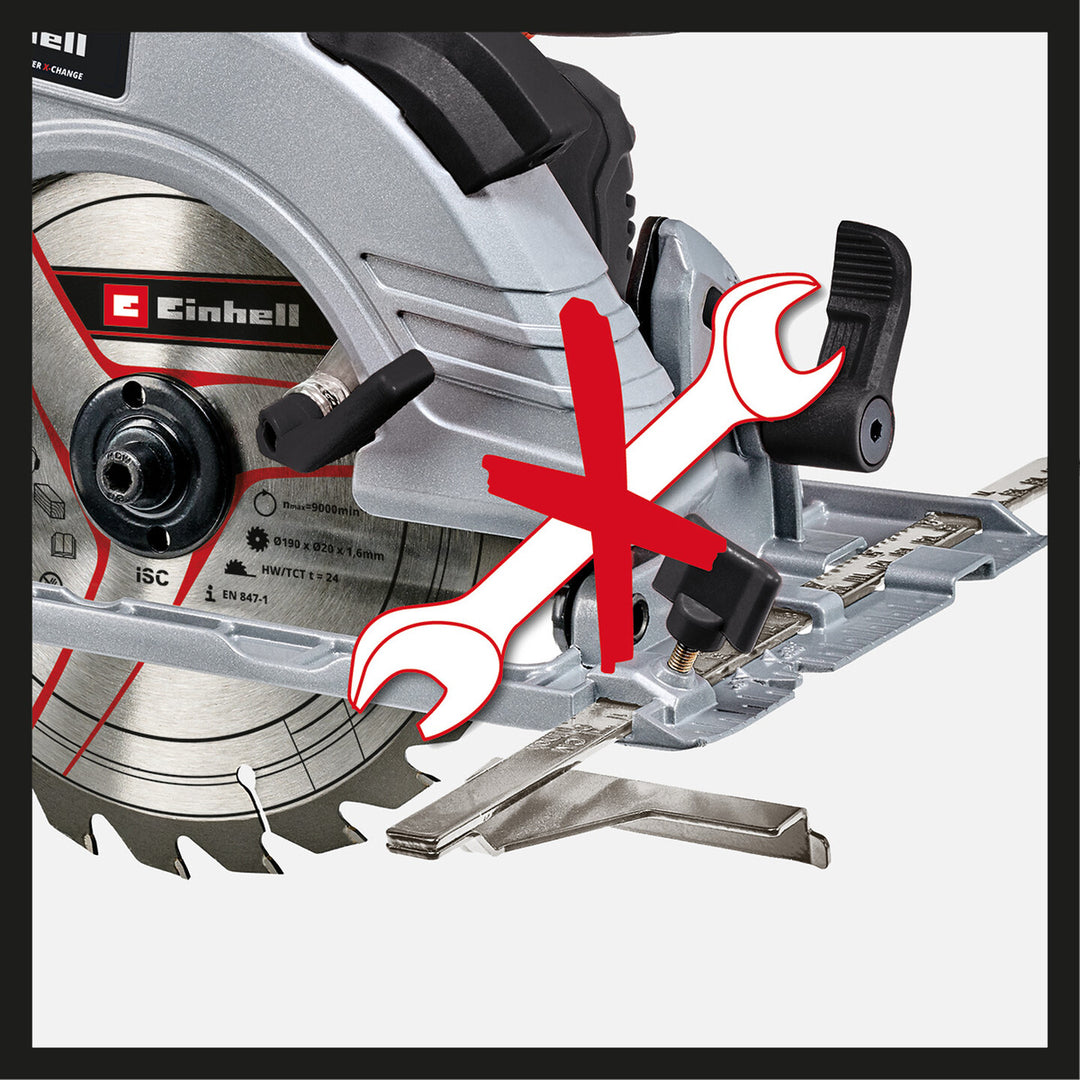 Einhell TE-CS 18/190 190 x 20 mm Sunta Kesme Daire Testere 7