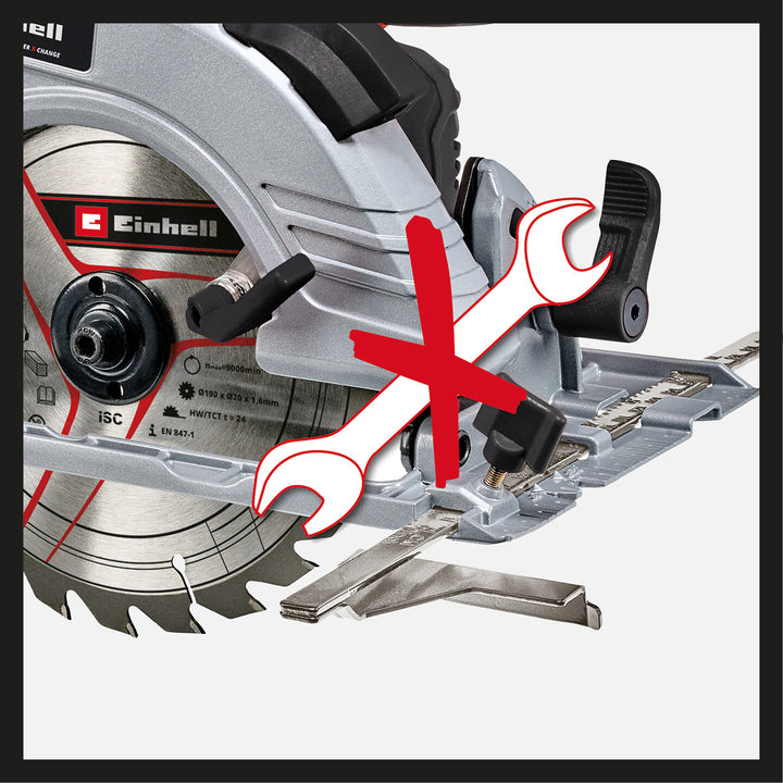 Einhell TE-CS 18/190 190 x 20 mm Sunta Kesme Daire Testere 7