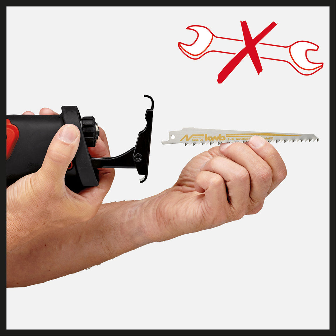 Einhell TE-AP 18/28 Li BL Solo Kömürsüz Akülü Kılıç Testere (Akü ve Şarj Cihazı Dahil Değildir.) 7