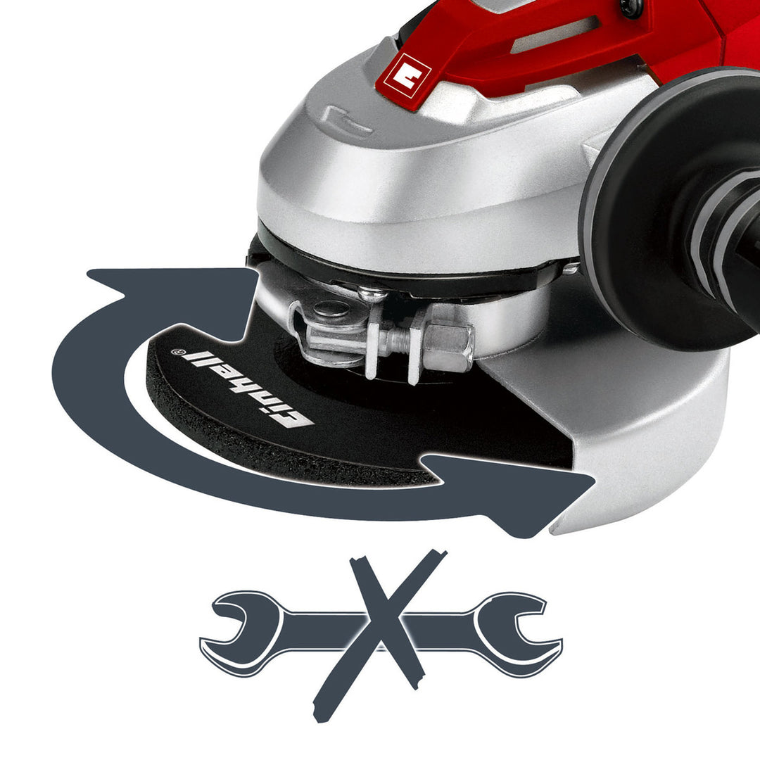 Einhell TE-AG125CE 1100W 125 mm Avuç Taşlama Makinesi 3