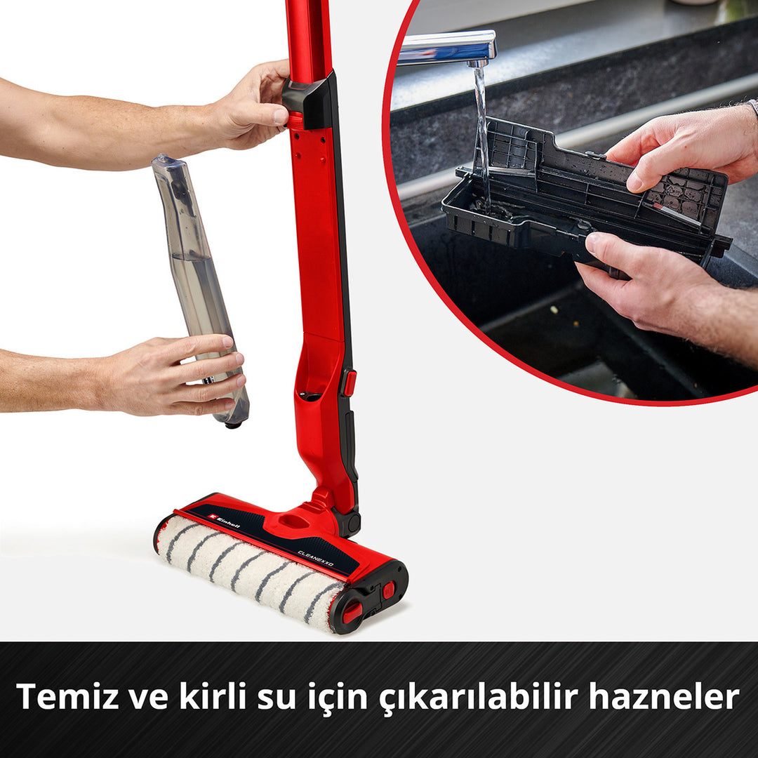 Einhell Cleanexxo Solo Akülü Sert Zemin Temizleyici (Akü ve Şarj Cihazı Dahil Değildir.) 8