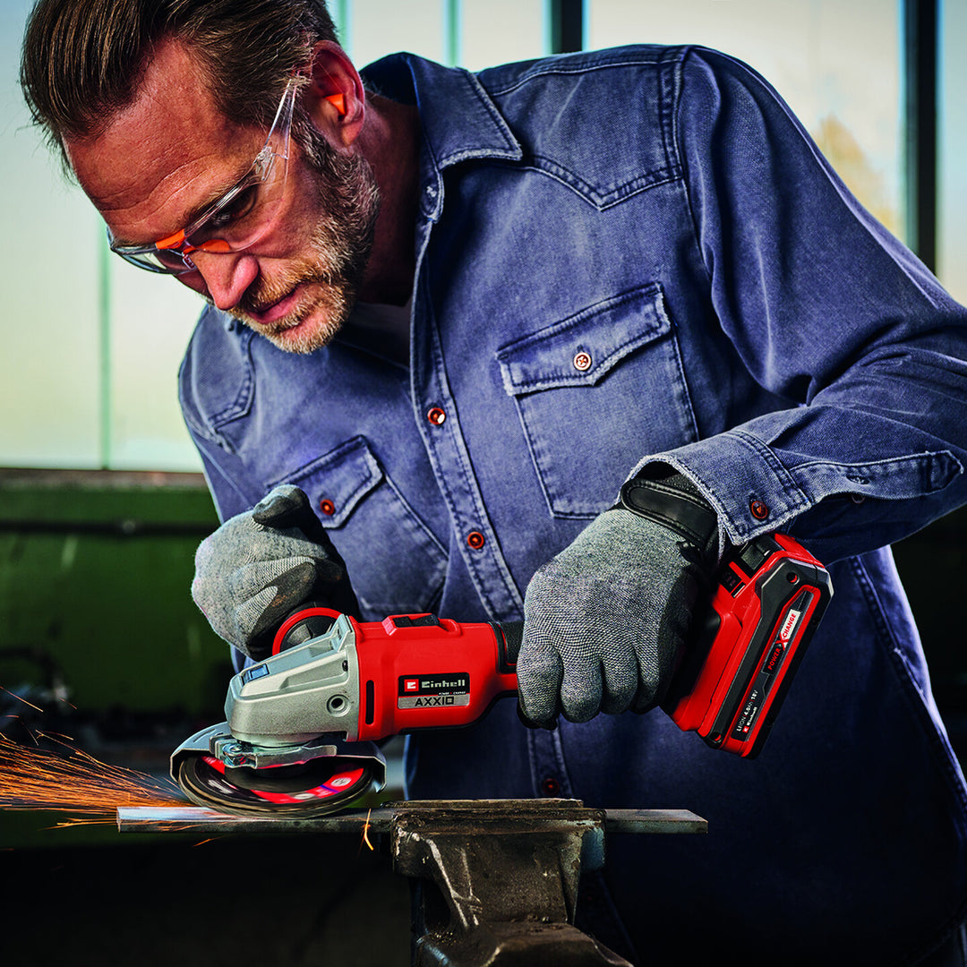 Einhell Axxio 18/115 mm Kömürsüz Avuç Taşlama Makinesi -Solo (Akü ve Şarj Cihazı Dahil Değildir.) 3