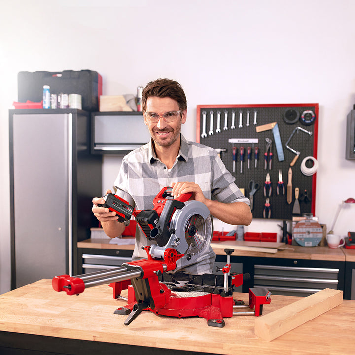 Einhell TE-SM 36/210 Li 210 mm Lazerli Solo Gönye Testere (Akü ve Şarj Cihazı Dahil Değildir.) 4