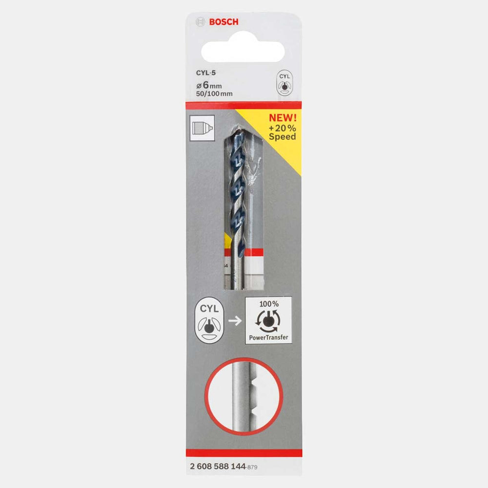 Bosch Granit Beton Matkap Ucu 6x50x100 mm Blue Granite Turbo 2