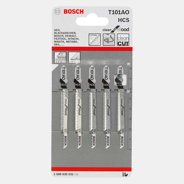 Bosch Dekupaj Testere Bıçak T101 Ao 5`li