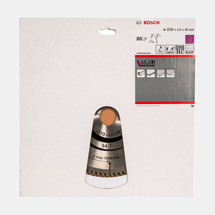 Bosch Daire Testere Bıçağı Alu 210x30 mm 80 Diş