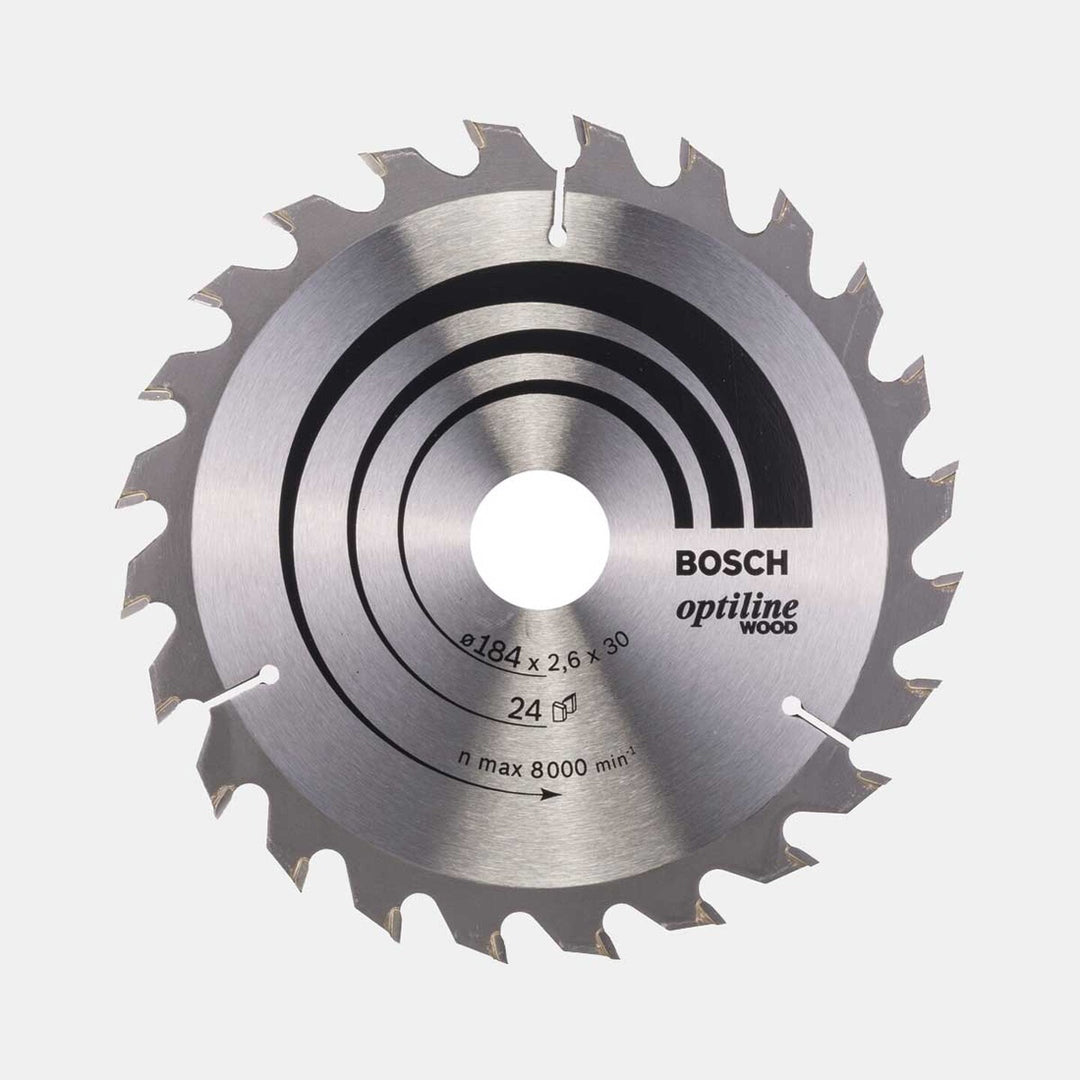 Bosch Optiline Daire Testere Bıçağı 184x30 mm 24 Diş 2