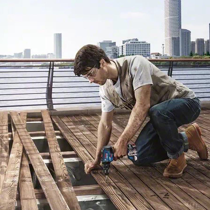 Bosch Profesyonel GSB 18V-50 18V Li-ion Solo Akülü Darbeli Delme Vidalama (Akü ve Şarj Cihazı Dahil Değildir.) 4