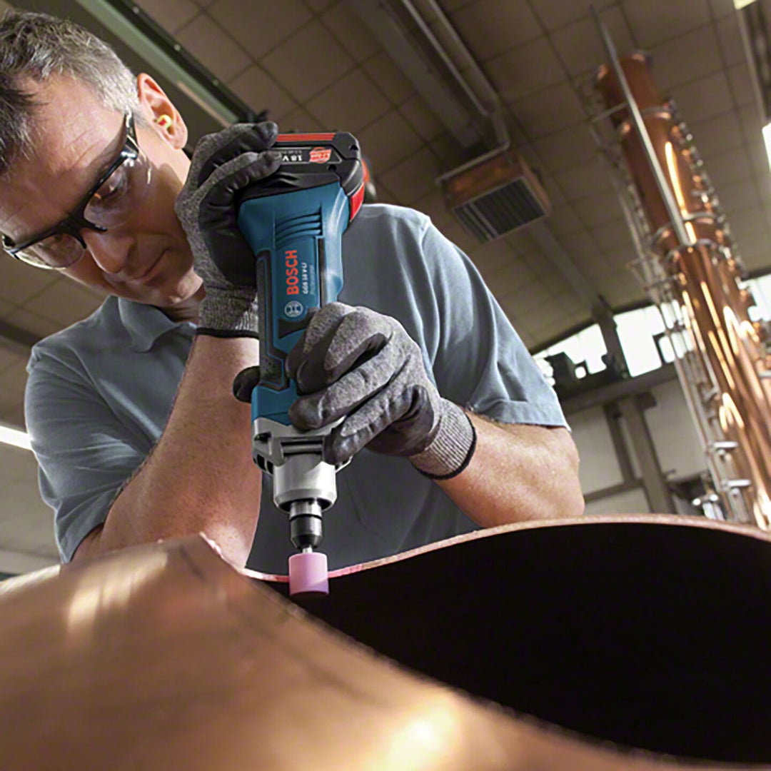 Bosch GGS 18V 115 mm Akülü Kalıpçı Profesyonel Taşlama Makinesi -Solo (Akü ve Şarj Cihazı Dahil Değildir.) 2