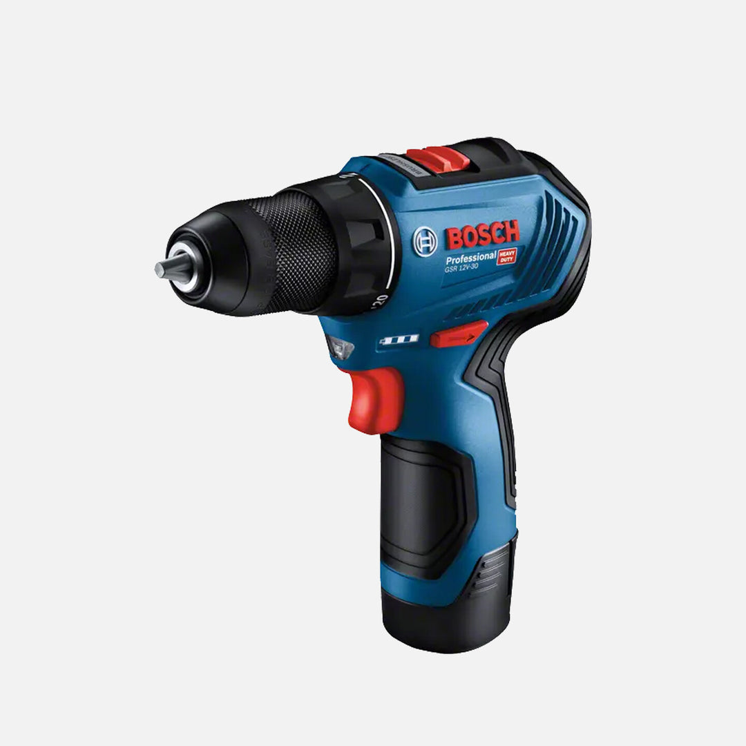 Bosch Profesyonel GSB 12V-30 2 Ah Çift Akülü Li-ion Darbeli Akülü Vidalama