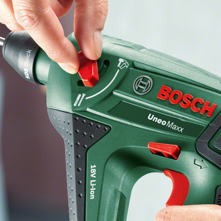 Bosch UneoMaxx 18V SDS Çift Akülü Pnömatik Kırıcı Delici Matkap 3