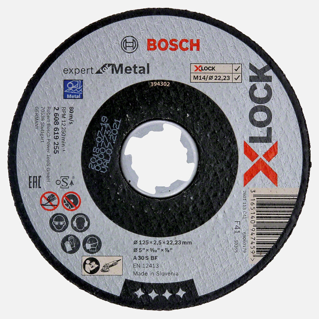 Bosch X-LOCK 125x2,5 mm Expert for Metal Kesici Disk Düz