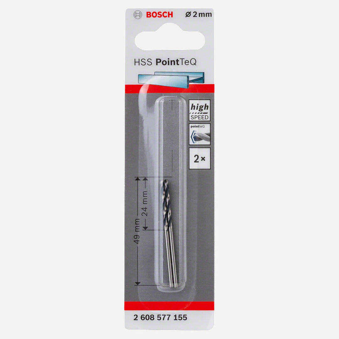 Bosch HSS-PointTec Metal Delme Ucu 2.0 mm 2`li Paket