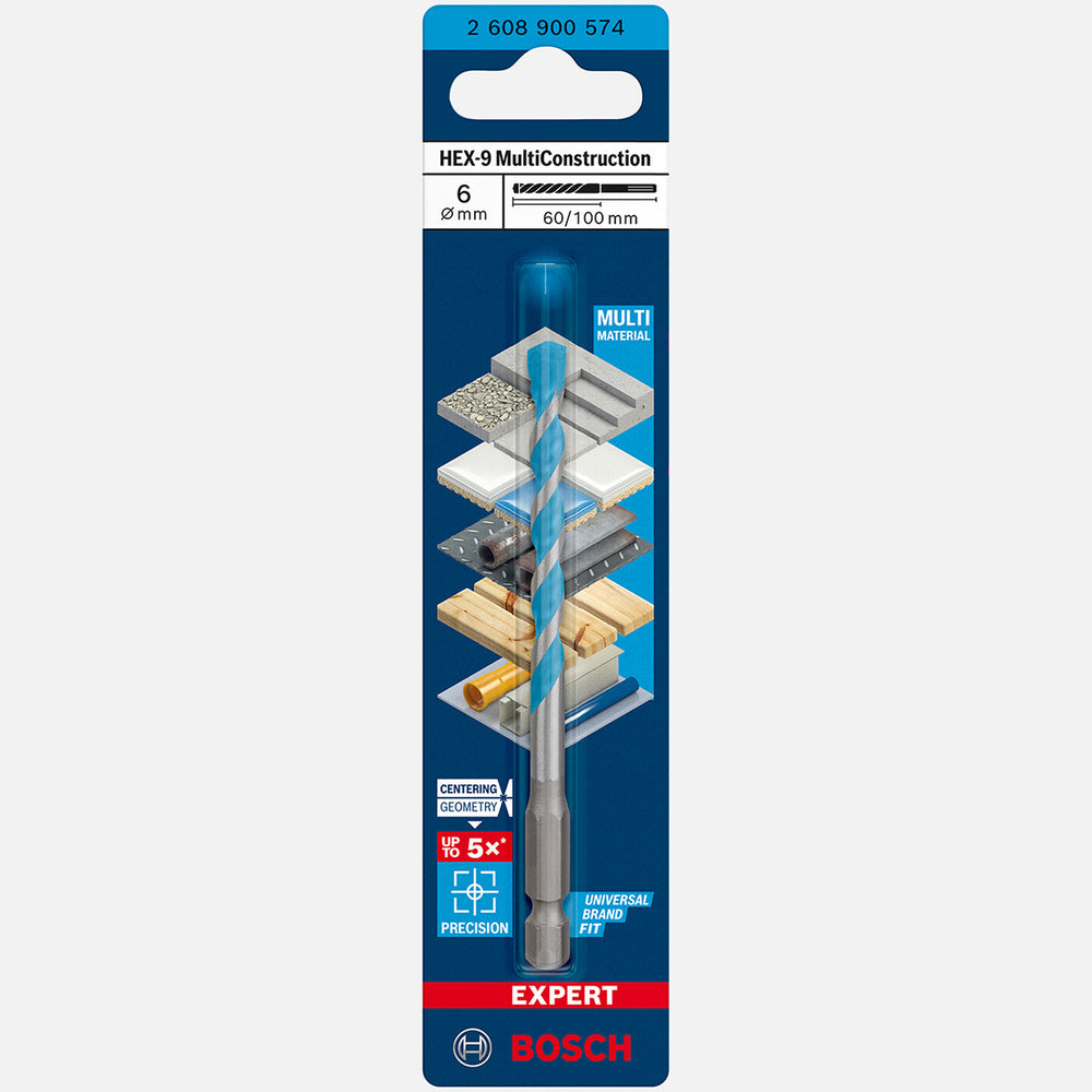 Bosch Exp Çok Amaçlı Matkap Uç Hex-9 Mc 6x100 mm 2