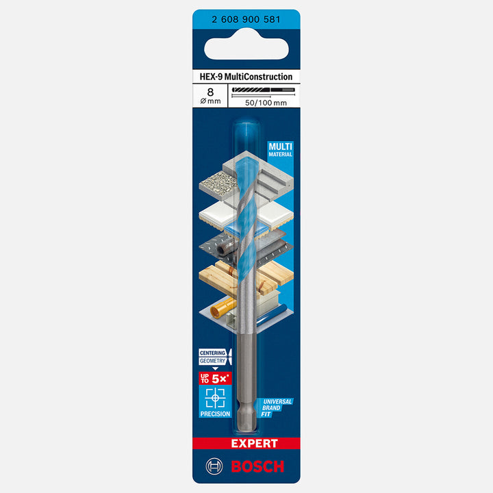Bosch Exp Çok Amaçlı Matkap Uç Hex-9 Mc 8x100 mm 2