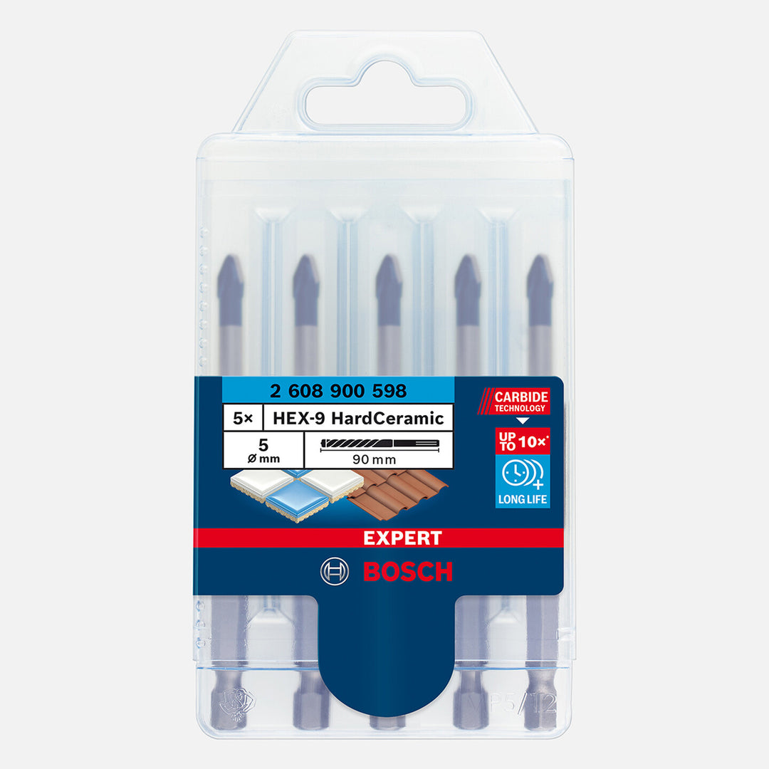 Bosch Exp Hardceramic Matkap U Hex-9 5 mm 5`li Set 2