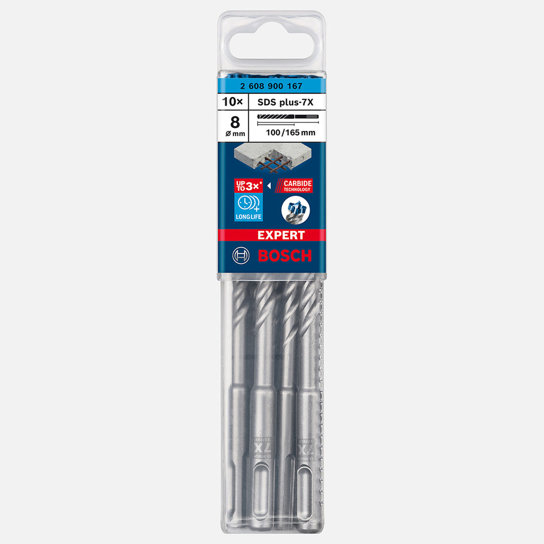 Bosch Exp Kırıcı Delici Ucu Sds-Plus-7x 10`lu Set