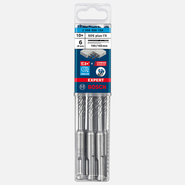 Bosch Exp Kırıcı Delici Ucu Sds-Plus-7x 10`lu Set 4
