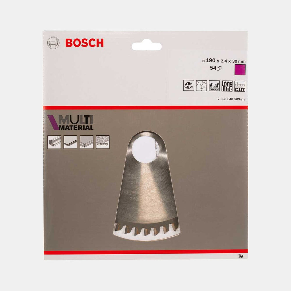 Bosch Daire Testere Bıçağı Çok Amaçlı 190x30 mm 54 Diş 2