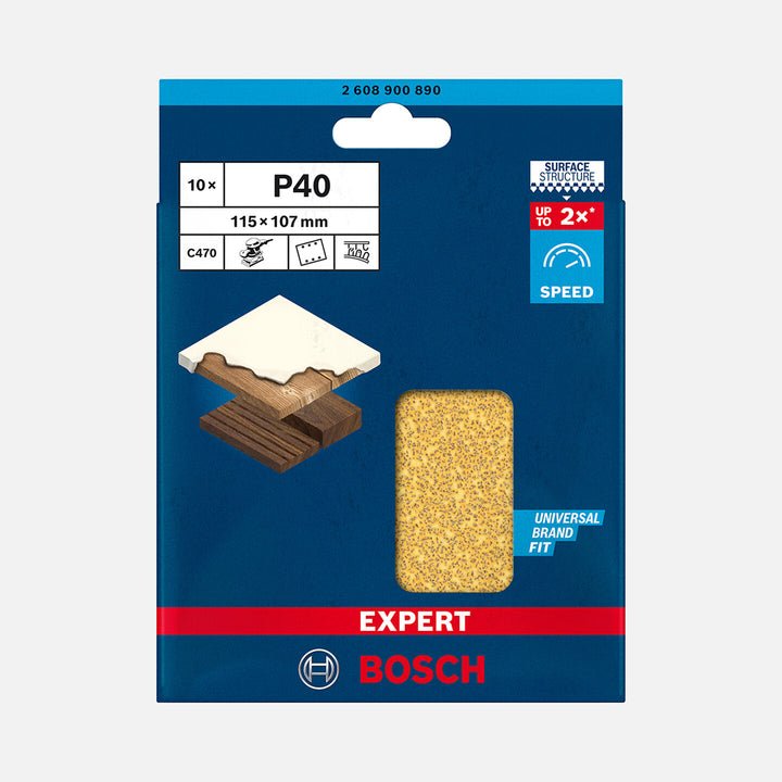 Bosch Exp Zımpara Exc470,S1261,G40 Hook&amp;Loop 10`lu 2