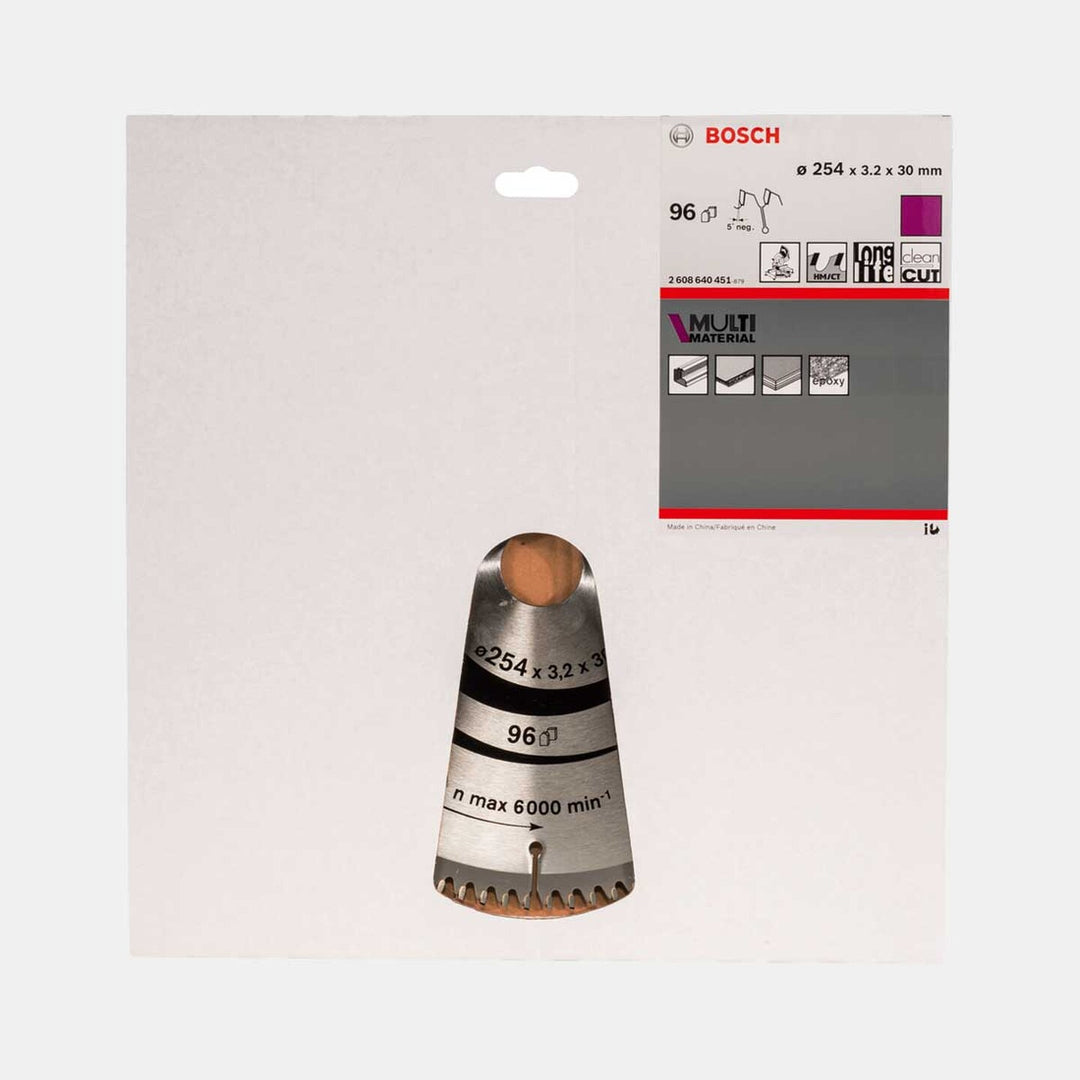 Bosch Daire Testere Bıçağı Çok Amaçlı 254x30 mm 96 Diş