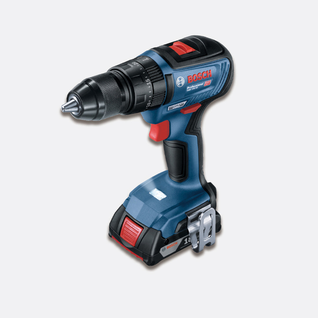 Bosch Profesyonel GSB-18V-50 18V 2 Ah Li-ion Darbeli Çift Akülü Vidalama 2