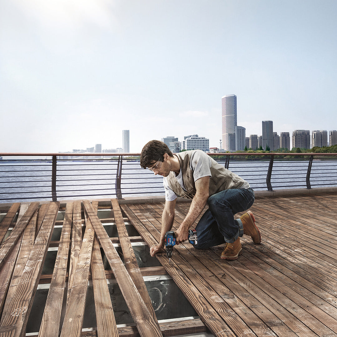 Bosch Profesyonel GSB-18V-50 18V 2 Ah Li-ion Darbeli Çift Akülü Vidalama 3