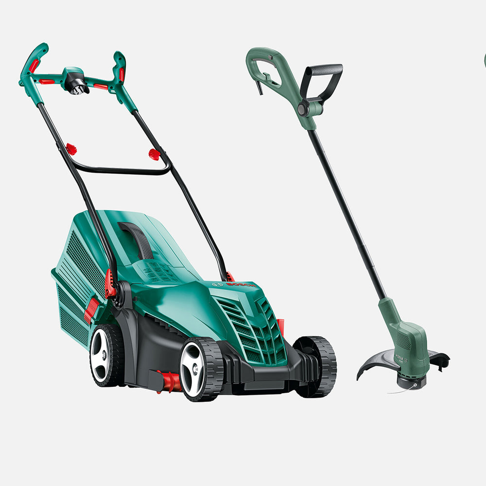 Bosch ARM34 Elektrikli Çim Biçme Makinesi ve Easygrasscut 23 Kenar Kesme Makinesi 2