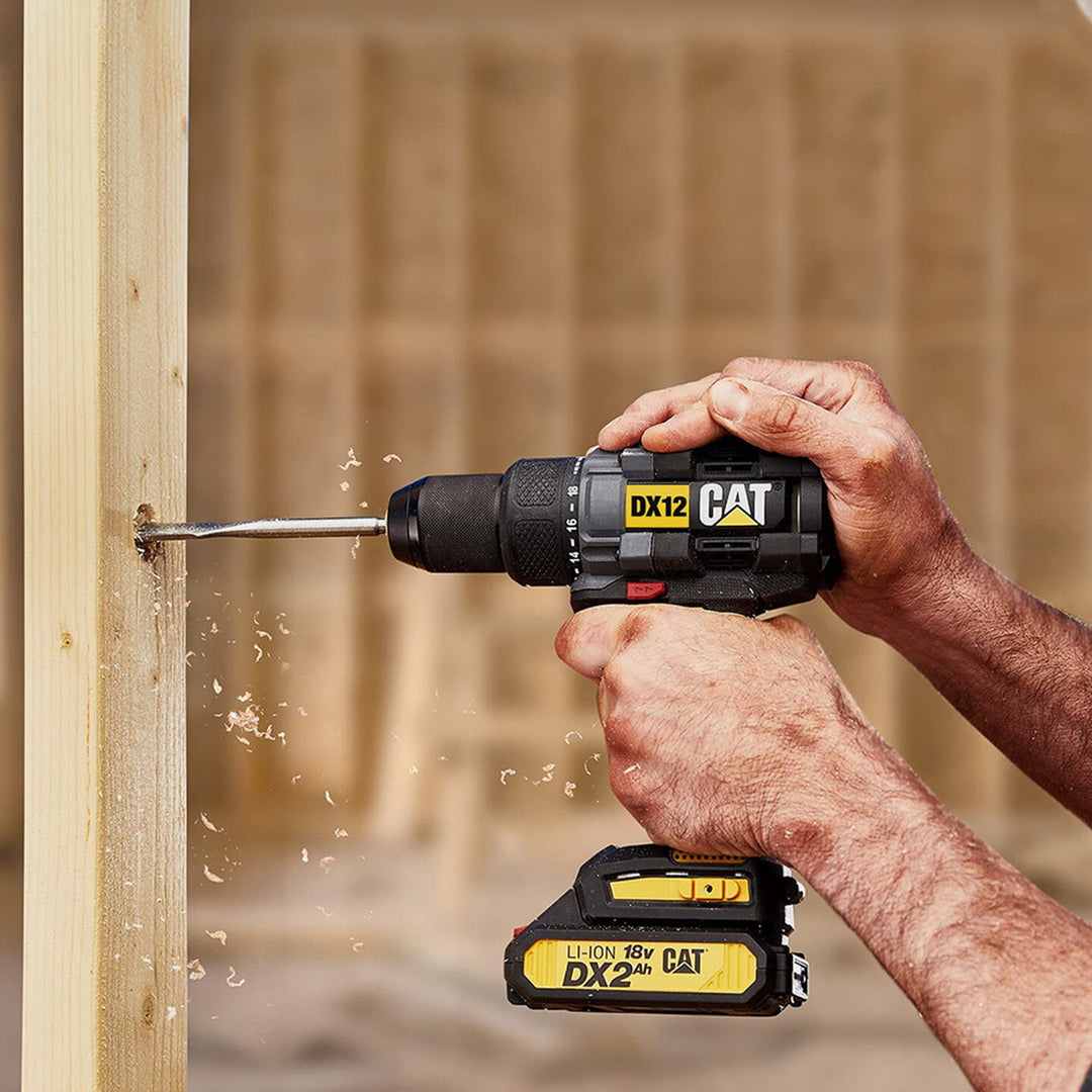 CAT DX12 18V 2 Ah Çift Akülü Li-ion Profesyonel Darbeli Akülü Matkap 8