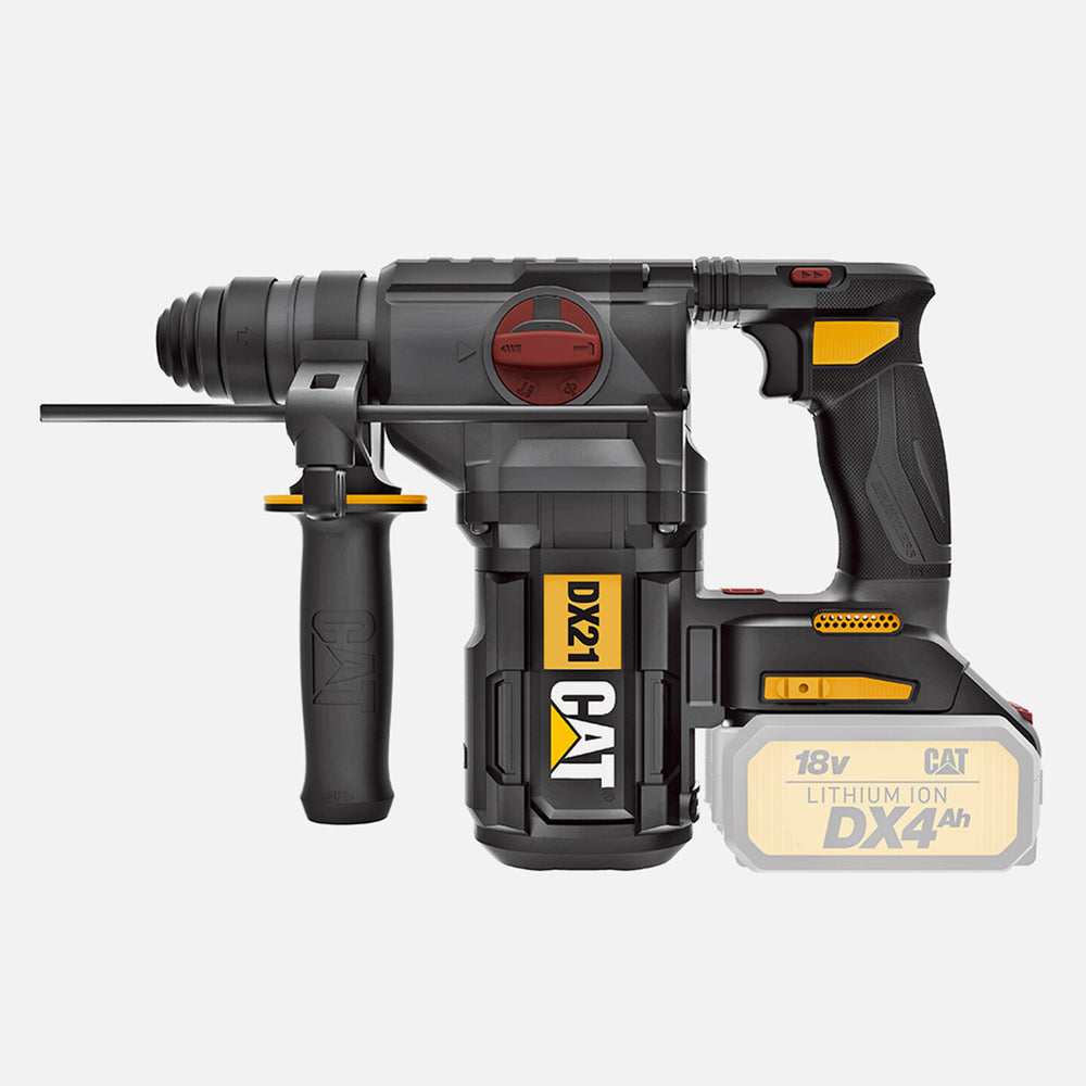 CAT DX21B 18Volt 2.2J Kömürsüz Profesyonel SDS-Plus Pnömatik Kırıcı/Delici (Akü ve Şarj Cihazı Dahil Değildir.) 2