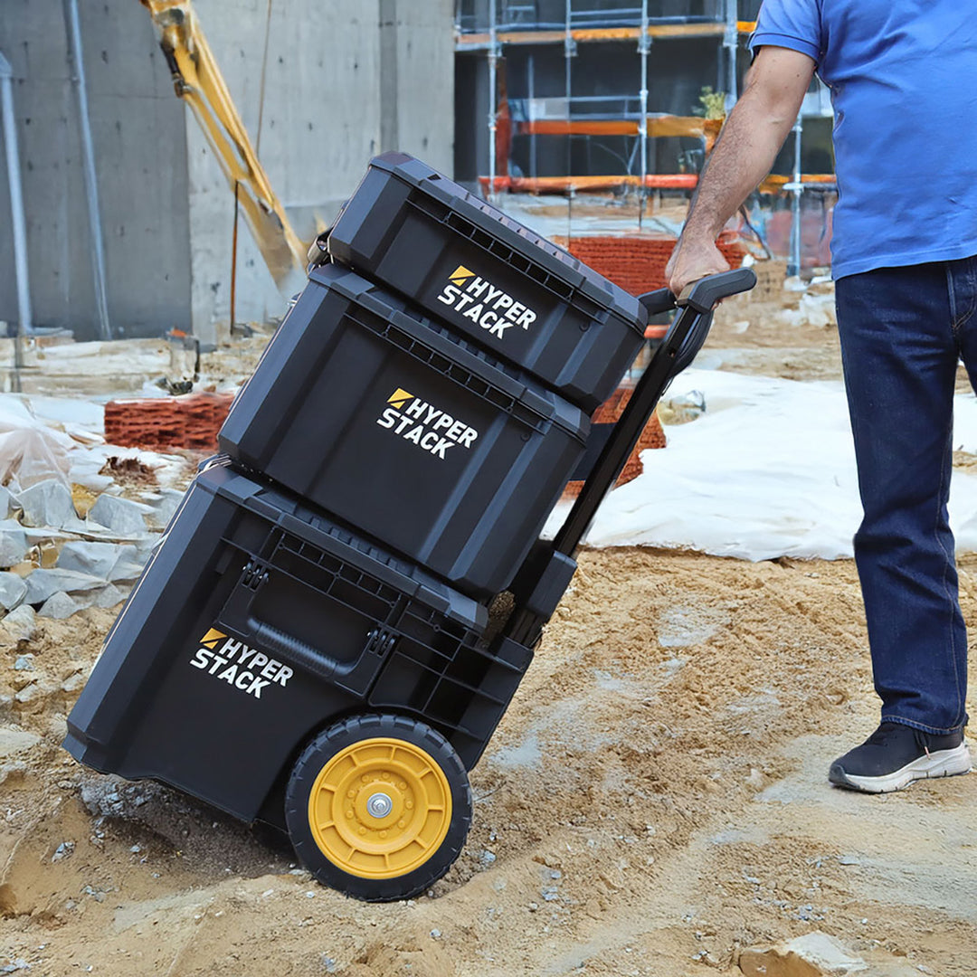 Cat DA41005 Hyper Stack Ağır Hizmet Tipi 3’Lü Tekerlekli Kilitli Takım Çantası Seti 8