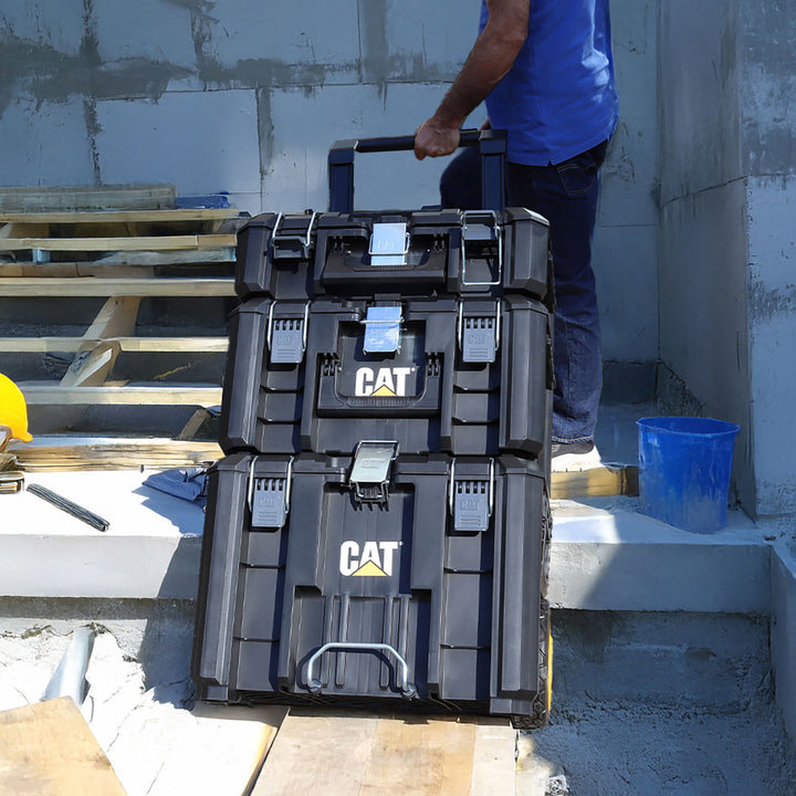 Cat DA41005 Hyper Stack Ağır Hizmet Tipi 3’Lü Tekerlekli Kilitli Takım Çantası Seti 9